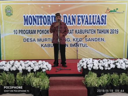 Monitoring dan Evaluasi 10 Program Pokok PKK Tk. Kab. Bantul